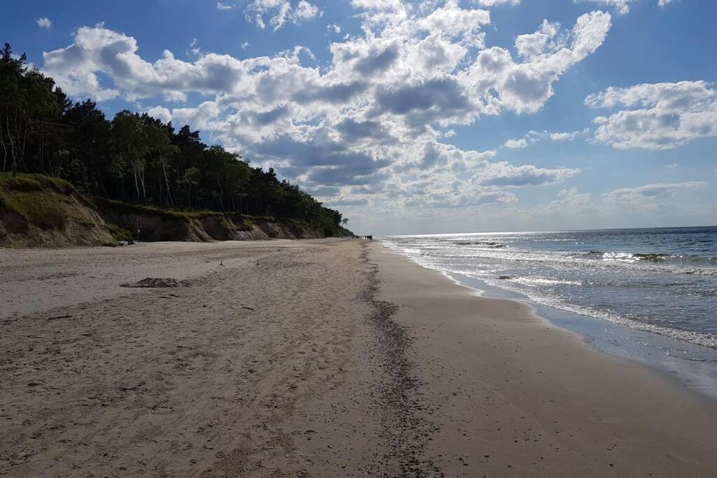 Traumhaftes Ferienhaus LENA direkt an der Ostsee Łukęcin Exterior foto